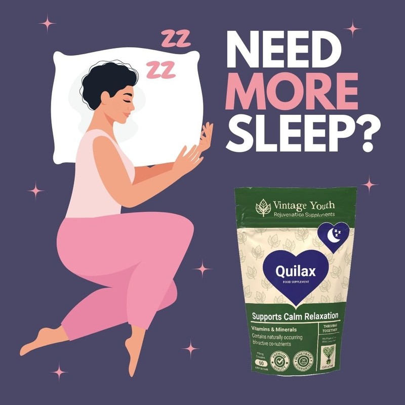 Vintage Youth Quilax Sleep Support Capsules | Deep Sleep &