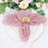 Babenest 24Pack Dusty Pink Cheesecloth Napkins, 19.7x17.7 Inches Cloth Cotton