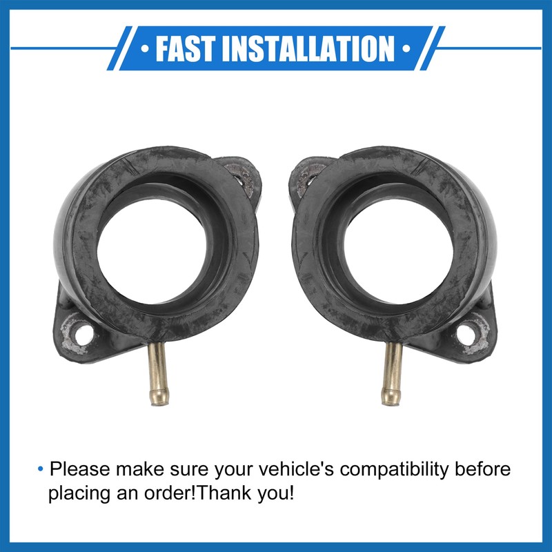 A ABSOPRO Carburetor Intake Manifold Boot Kit Compatible for Yamaha