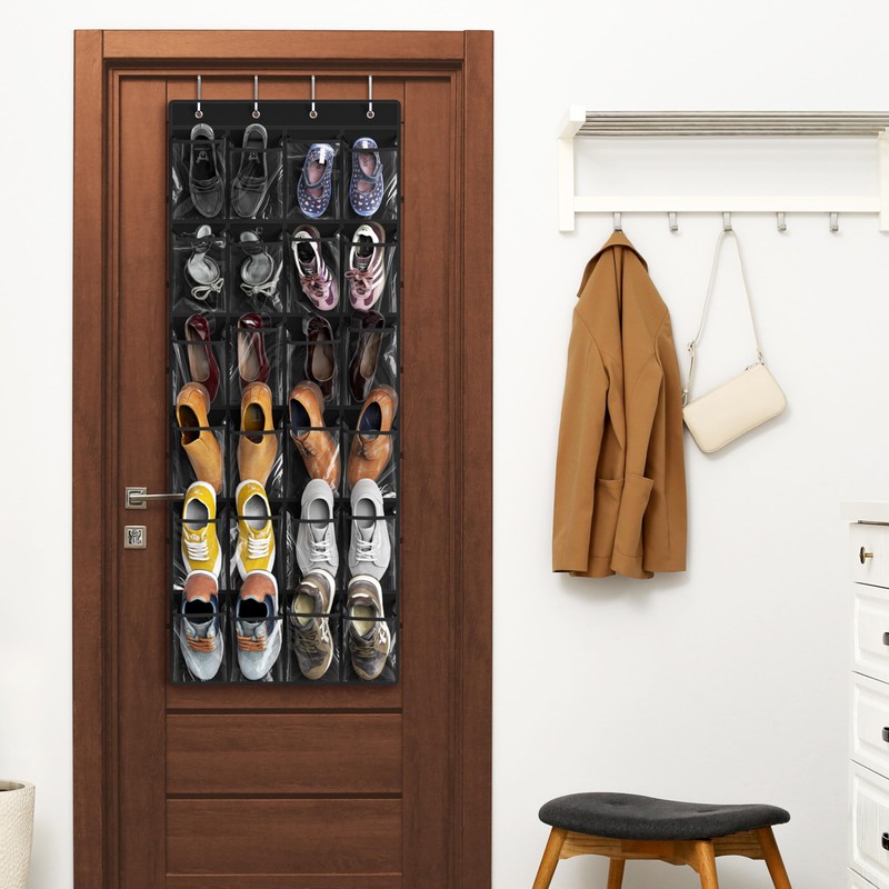 Simple Houseware 24 Pockets Large Clear Pockets Over The Door