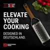 REDSALT® Premium 2-Way Grater with Wooden Handle Razor Sharp Professional