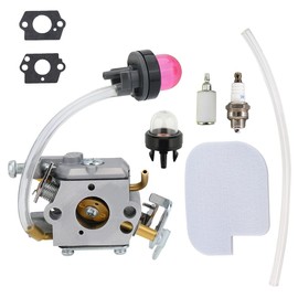 PR4218 Carburetor for Poulan Hus PL3314 PL3816 PR4016 PD4218 PD4016 Poulan Pro PR4218A 18" 42cc 596786602 with Chainsaw Air Purge Primer Bulb