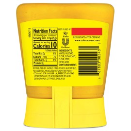 Colman's Squeezy Mustard 5.3 oz Gourmet Hot Mustard for Sandwiches and Dips