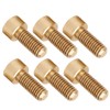50Pcs Cap Hex Socket Screw Copper Fastener Hardware Tools Industrial