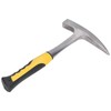 Brick Hammer Rubber Handle Impact Resistant Geological Pointed Head Duckbill
