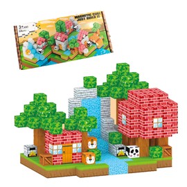 ANTROBIN Pack of 64 Magnetic Building Blocks, Children's Toy for Boys and Girls from 3 Years, Build Magnets World Set