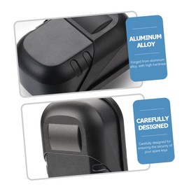 Operitacx Box Car Key Case Square Locker Holder Key Compartment Security Lockers Wall Mounted Kryptex Aluminium Alloy