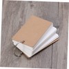 Ciieeo Pages Kraft Study Cards Binder Ring Easy DIY Index