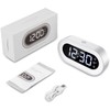 Newest Digital LED Alarm Clock with Smart Night Light, Electronic