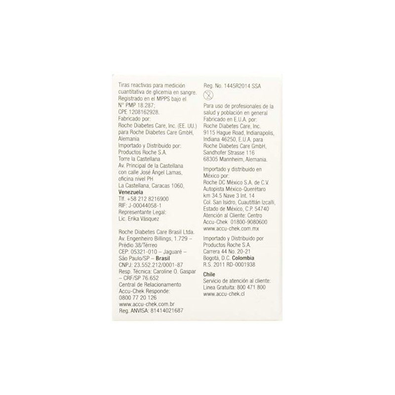 Accu Chek Performa Tiras, 50 Piezas