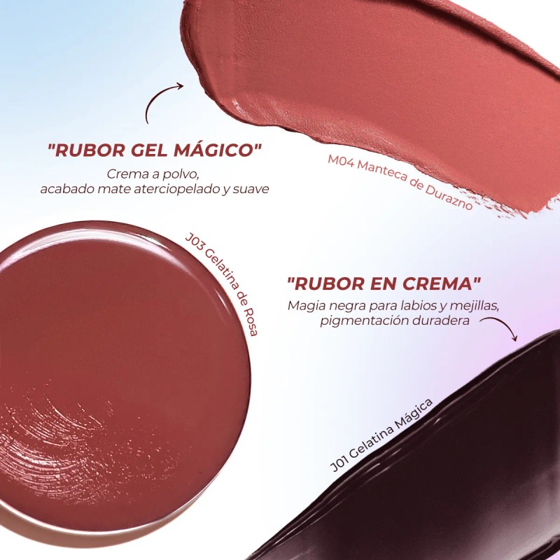 Sace Lady Crema 3 En 1 Rubor, Labial Y Sombra
