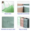 3 Packs Recycling Bags Pink,Green,Gray with handle Separate Sorting Organizer