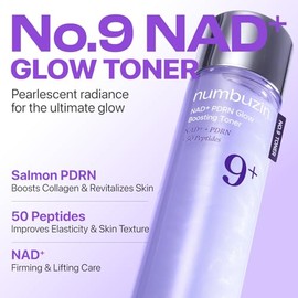 numbuzin Tner No.9  NAD PDRN - Tnico que aumenta el brillo  Brillante, reafirmante, hidratante, elasticidad, arrugas, lneas finas, cuidado de la piel 