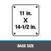 Oatey 12946 Standard Base Flashing, 3", Aluminium