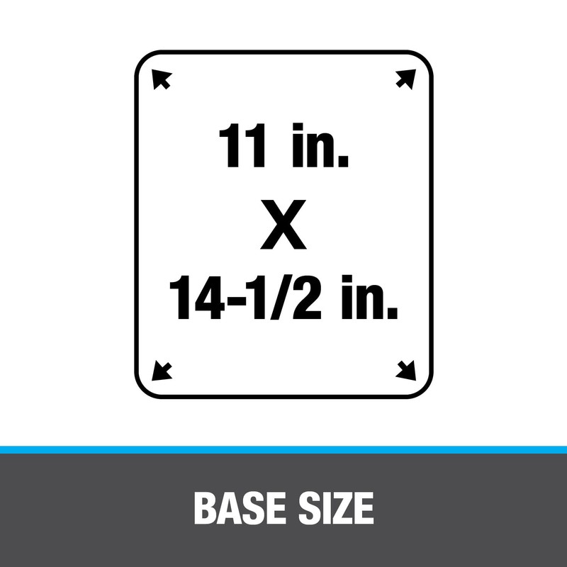 Oatey 12946 Standard Base Flashing, 3", Aluminium