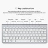 Smart Wireless Keyboard Mouse Kit Silent LED Indicator Waterproof Power