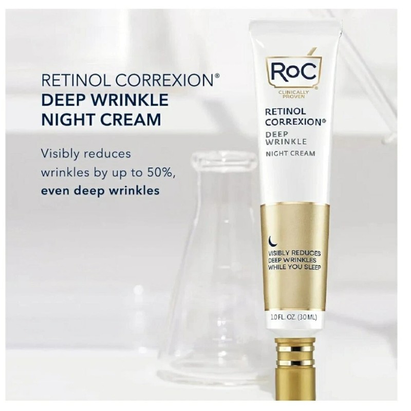 Retinol RoC Retinol Correxion Deep Wrinkle Anti-Aging Night Cream 1fl
