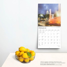 Puerto Rico | 2025 12 x 24 Inch Monthly Square Wall Calendar | Plastic-Free | BrownTrout | Travel Scenic Caribbean
