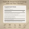 Herbity Focus & Energy Natural Mushroom Tincture - Adaptogenic Mushroom
