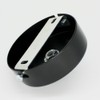Junction Box Black Metal in Set with Accessories Diameter 80
