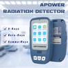 APOWER Geiger Counter Nuclear Radiation Detector, Portable Handheld Dosimeter Beta,