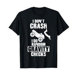 Funny Crash of All-Terrain Vehicles ATV 4-Wheeler Quad Bike T-Shirt