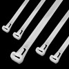 HOTUN 100 Pcs Reusable Releasable Adjustable Nylon Cable Zip Ties(8