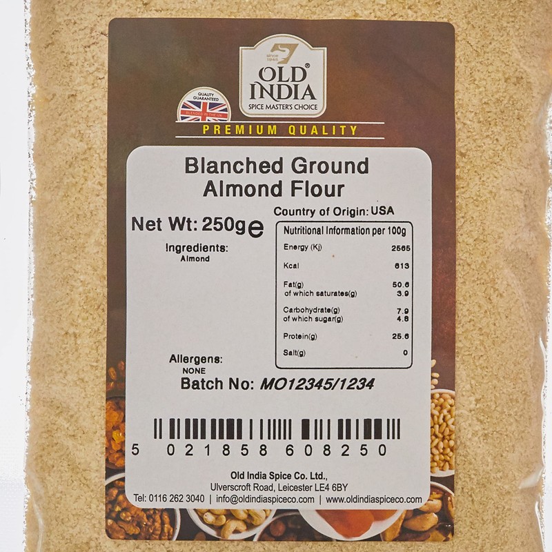 Old India Blanched Ground Almond Flour 250g