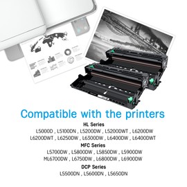 aboit Replacement for Brother DR820 Drum Unit, Yields Up to 30,000 Pages Compatible for HL-L6200DW MFC-L5850DW HL-L5100DN MFC-L5900DW MFC-L5800DW MFC-L5700DW HL-L5200DWT MFC-L6700DW, 2 Black DR 820
