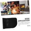 FUNOMOCYA Fireproof Half Fireplace Rug Mat Stylish Floor Protector for