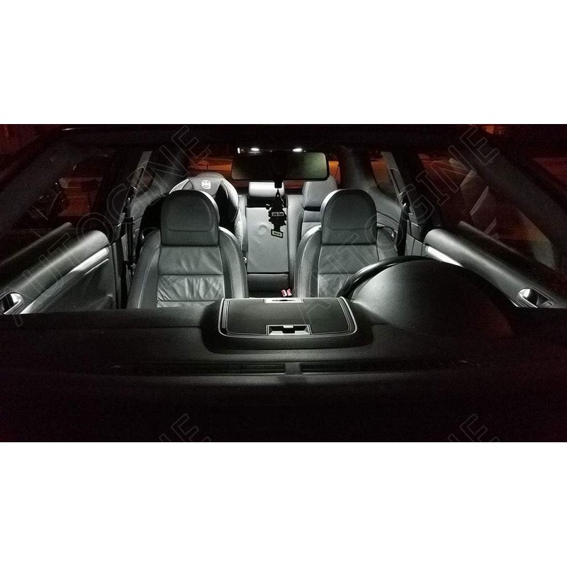 AUTOGINE 8 Piece White LED Interior Light Kit for Toyota