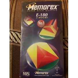 Memorex E180 SHG Video Tapes