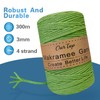 OurTop Premium Macrame Cord, 3mm x 300m Braided Macrame Rope