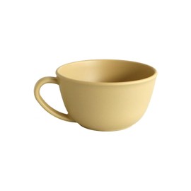 Tradition Acoustic TRIBECA PLAWARE Soup Cup, Mustard, 15.9 fl oz (450 ml)