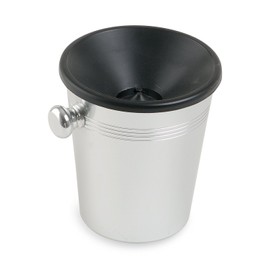 Mini/Individual Aluminium Wine Spittoon - Black Funnel