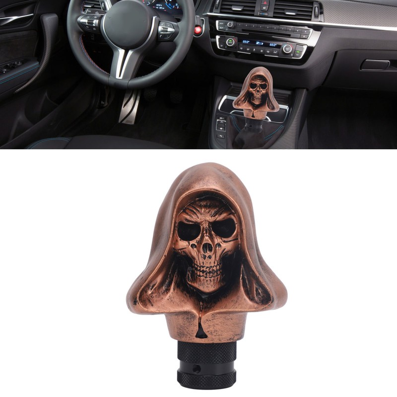 Skull Shift Knob Universal Resin Skeleton Head Gear Shift Knobs