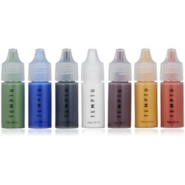 TEMPTU S/B Silicone-Based Shade Adjuster Starter Set: Long-Lasting, Highly-Pigmented Formula For Customizing S/B Foundation Shades | Includes 7 Primary Colors