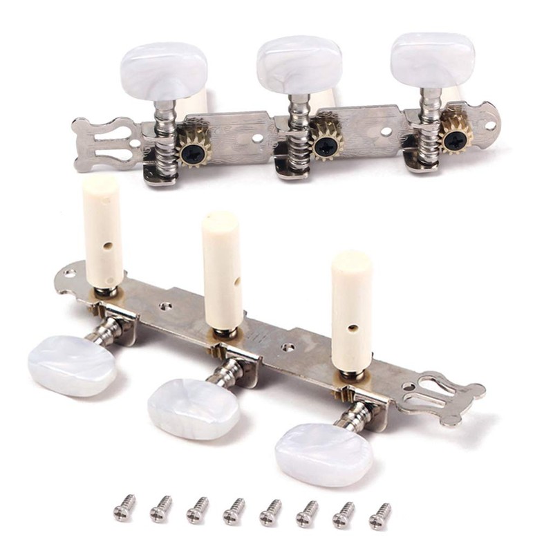 Alnicov 2 Pcs Guitar Machine Heads Tuning Pegs Tuning Keys
