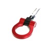 iJDMTOY Red Track Racing Style Tow Hook Ring Compatible With