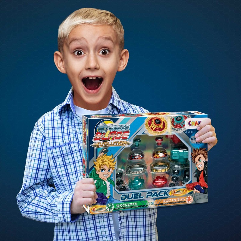 CRAZE Blade Battle Spinner - Skorpix Xoctarus Evolution Metal Spinning