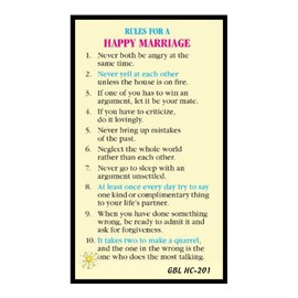 Blessed By Pope Francis Rules for a Happy Marriage Prayer Holy Card