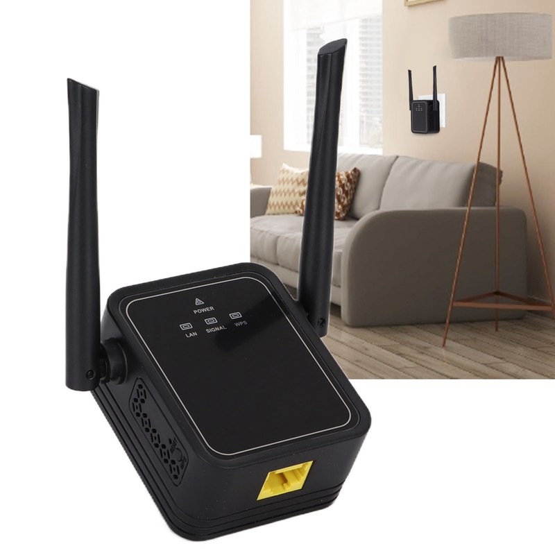 WiFi Extender 300Mbps High Gain Dual Antenna Wide Coverage Stable