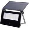 Luminea LED Außenleuchten Solar: 2er-Set Solar-LED-Gartenstrahler, PIR-Sensor, 1.300 lm, 2x
