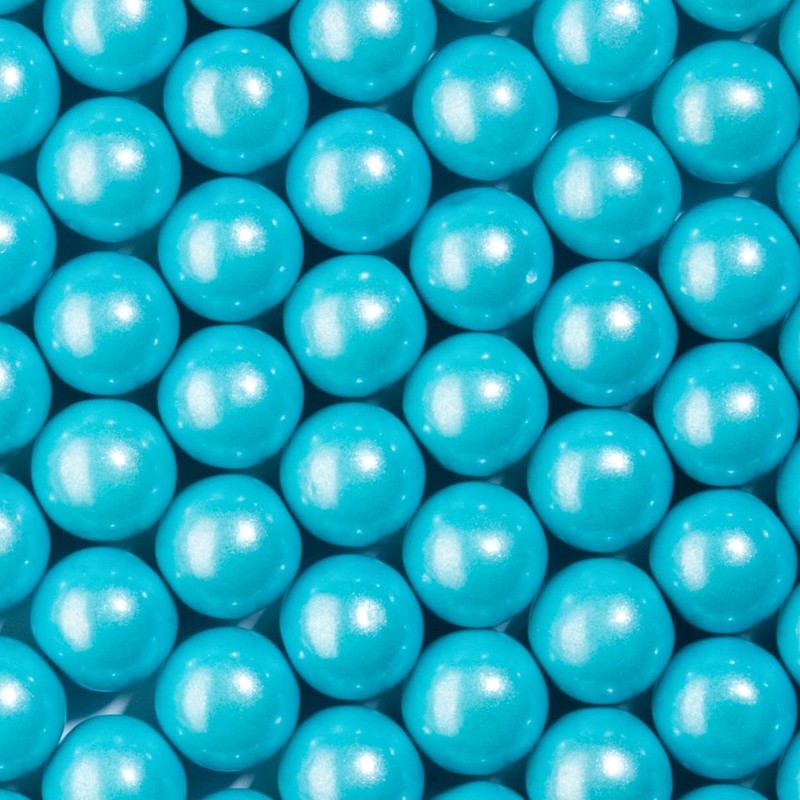 Candy Envy - Shimmer Light Blue Gumballs - 1 Inch