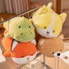 TONGSONG 16 Inch Plush Orange Fox Stuffed Animal Fox Hugging