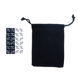 DollaTek 24 Pieces Dice Counter Creature Statistics Clear Numbers Compatible with Card Games, Dice Counter, Compatible with MTG, CCG, Card Game Accessories