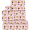 8 Sheets Sushi Faces Wrapping Paper Cute Sushi Dog Gift