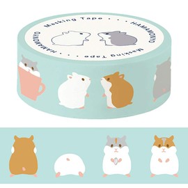 Hamamonyo Masking Tape I LOVE Hamster