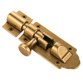 Runningfish Antique Barrel Bolt Buckle Heavy Duty,Solid Brass Thickened Door Latch (Bronze Upgrade)