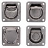 TCH Hardware 4 Pack Stainless Steel Heavy Duty Recessed Tie
